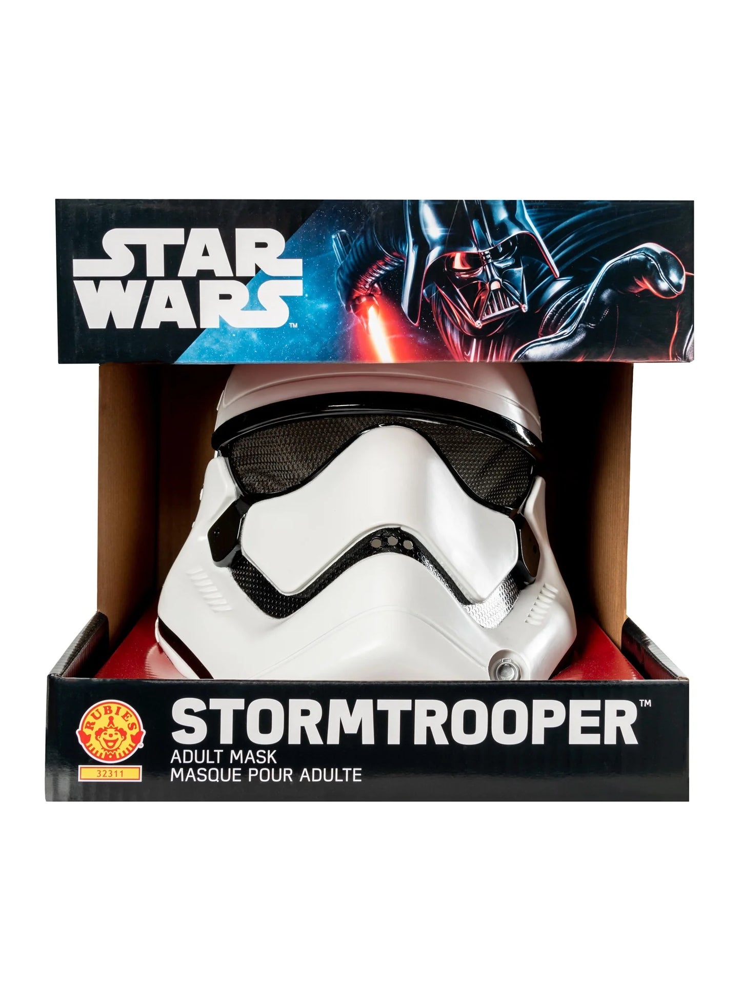 White Stormtrooper Two Sided Helmet Mask