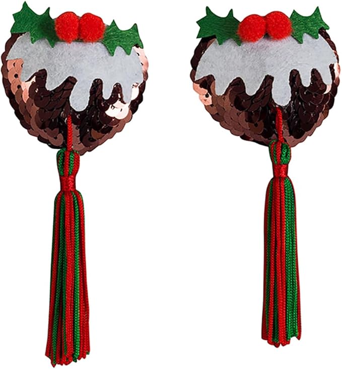 Christmas Pudding Nipple Tassels