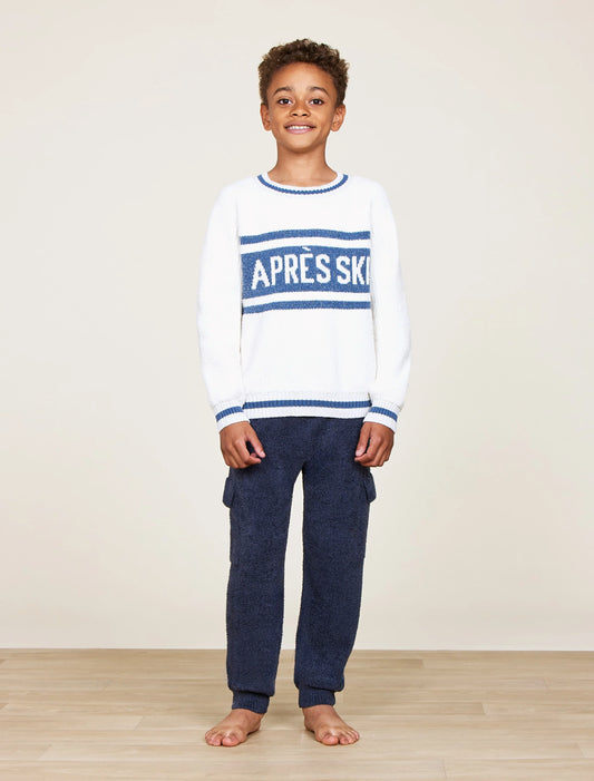 Apres Ski Youth Pullover - Blue