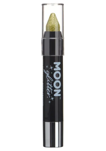 MOON GLITTER HOLOGRAPHIC BODY CRAYONS, GOLD, SINGL