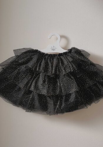 Black & Gold Sparkle Halloween Tutu - Ages 3-5 AND 5-7 1