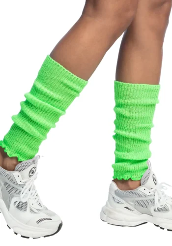 Leg warmers Basic neon green